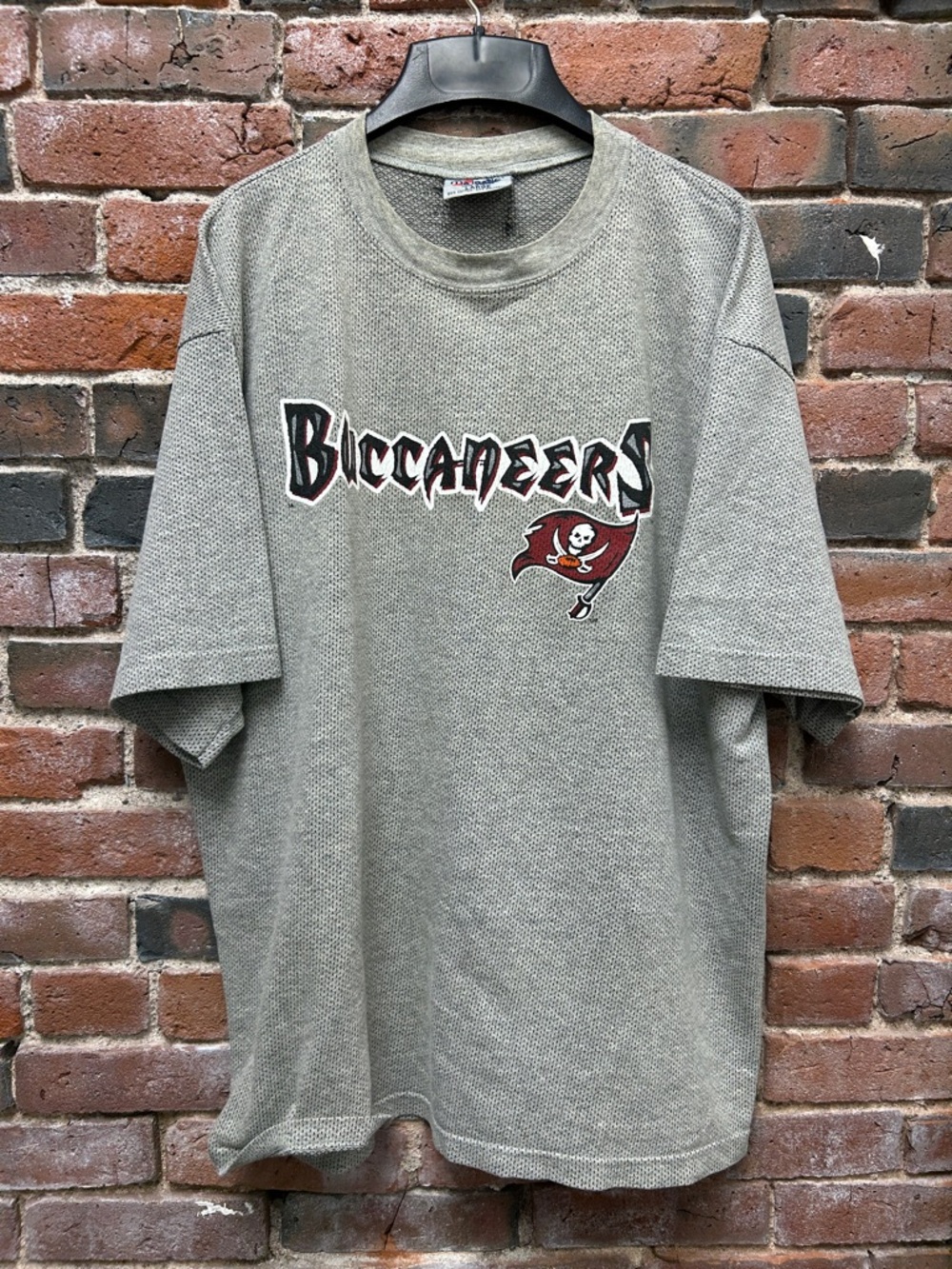 Tampa Bay Buccaneers Y2K Mesh Knit Graphic Tee